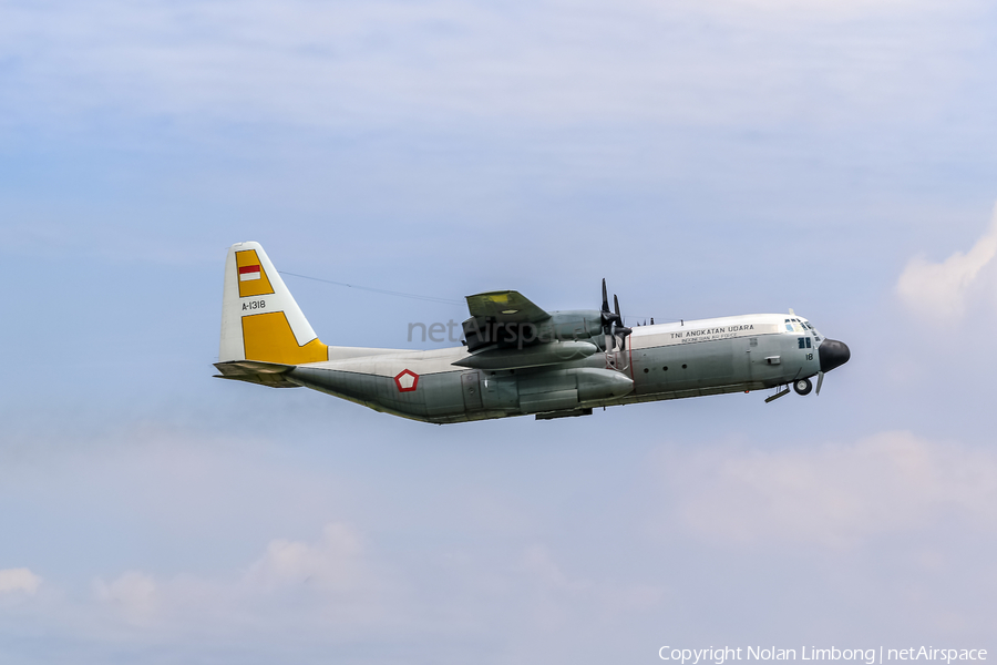 Indonesian Air Force (TNI-AU) Lockheed C-130H-30 Hercules (A-1318) | Photo 537758