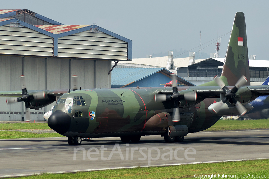 Indonesian Air Force (TNI-AU) Lockheed C-130H-30 Hercules (A-1319) | Photo 438794