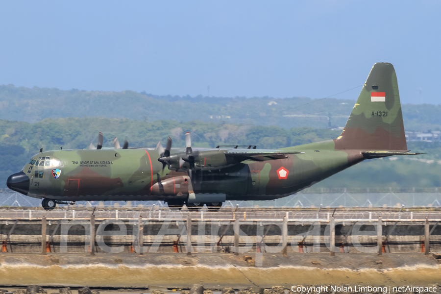 Indonesian Air Force (TNI-AU) Lockheed C-130H-30 Hercules (A-1321) | Photo 368513