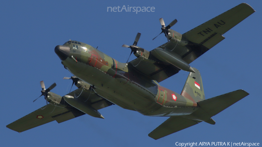 Indonesian Air Force (TNI-AU) Lockheed C-130H-30 Hercules (A-1321) | Photo 451012