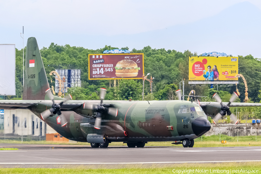 Indonesian Air Force (TNI-AU) Lockheed L-100-30 (Model 382G) Hercules (A-1326) | Photo 537776