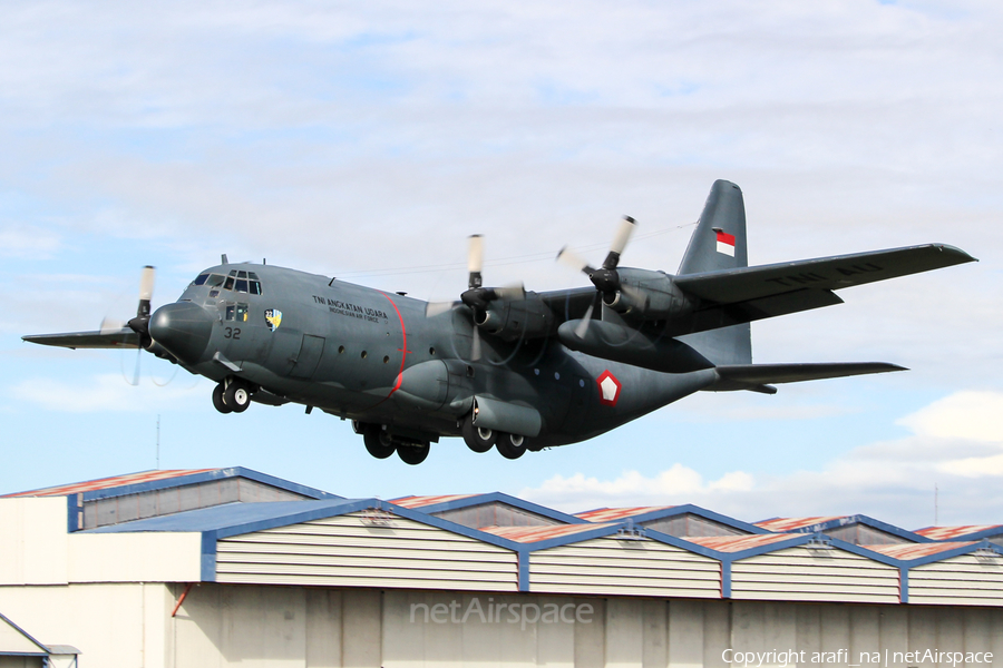 Indonesian Air Force (TNI-AU) Lockheed C-130H Hercules (A-1332) | Photo 471772