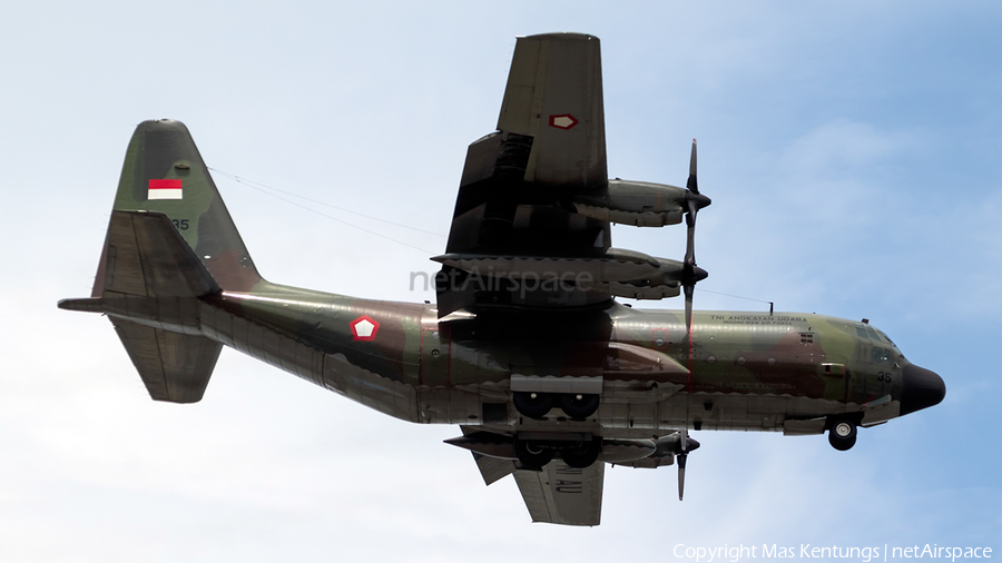 Indonesian Air Force (TNI-AU) Lockheed C-130H Hercules (A-1335) | Photo 462702