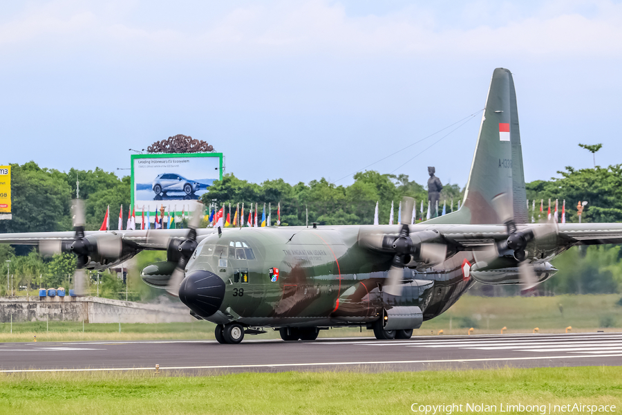 Indonesian Air Force (TNI-AU) Lockheed C-130H Hercules (A-1338) | Photo 537833