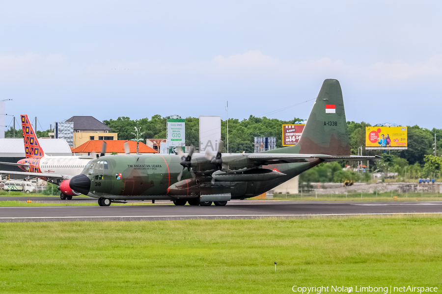 Indonesian Air Force (TNI-AU) Lockheed C-130H Hercules (A-1338) | Photo 537834