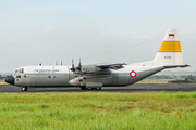 Indonesian Air Force (TNI-AU) Lockheed C-130H-30 Hercules (A-1341) at  Adisumarmo International, Indonesia