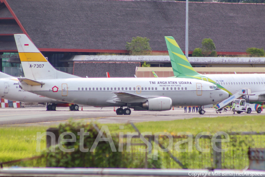 Indonesian Air Force (TNI-AU) Boeing 737-5U3 (A-7307) | Photo 466424