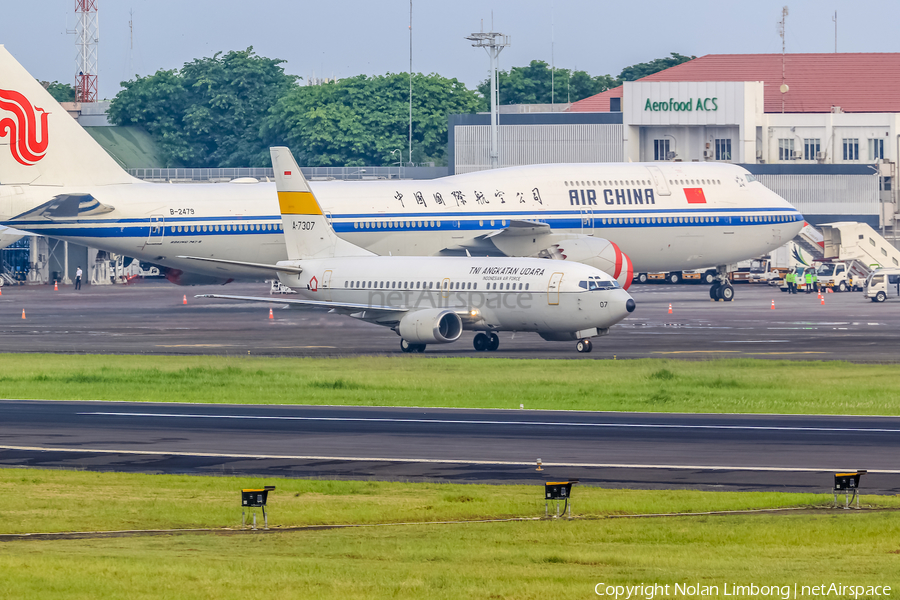 Indonesian Air Force (TNI-AU) Boeing 737-5U3 (A-7307) | Photo 537835