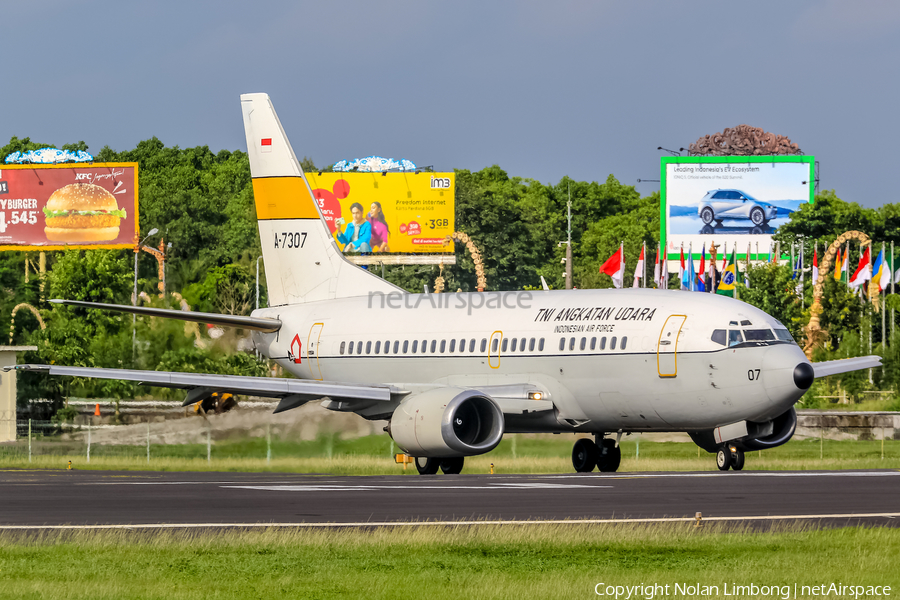 Indonesian Air Force (TNI-AU) Boeing 737-5U3 (A-7307) | Photo 537841