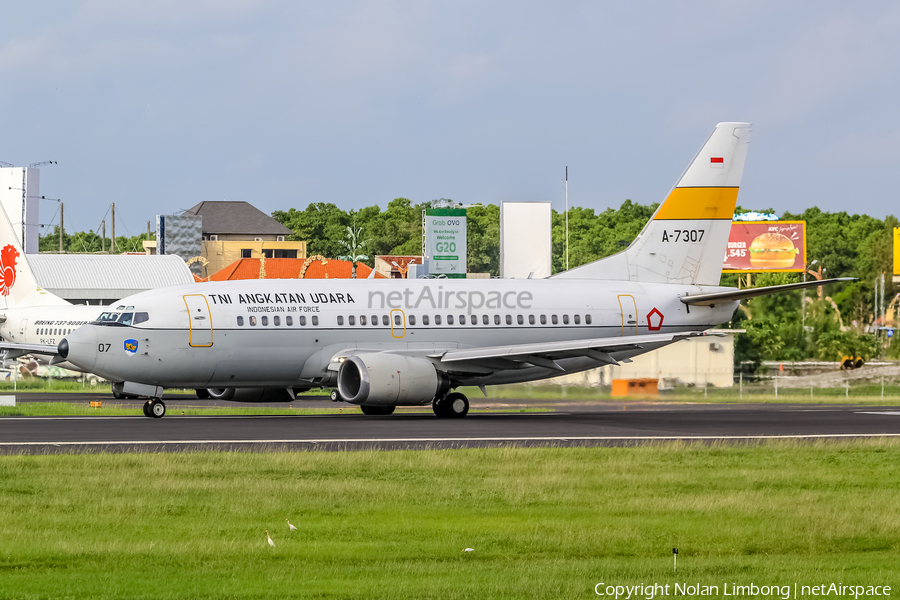 Indonesian Air Force (TNI-AU) Boeing 737-5U3 (A-7307) | Photo 537845