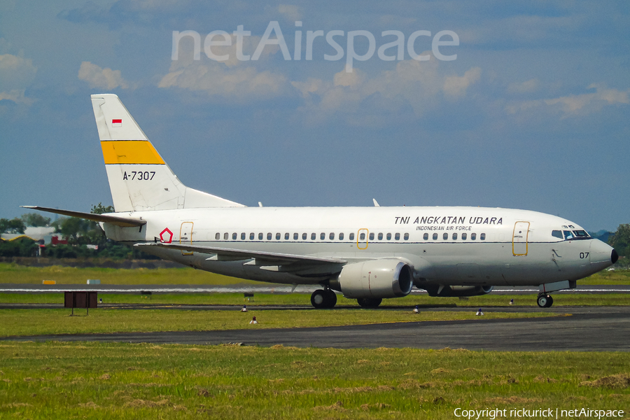 Indonesian Air Force (TNI-AU) Boeing 737-5U3 (A-7307) | Photo 549418