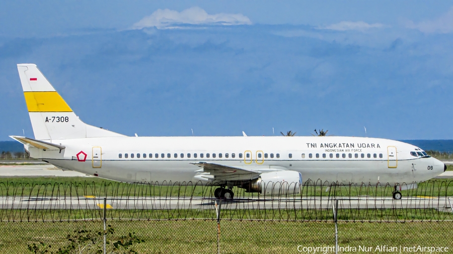 Indonesian Air Force (TNI-AU) Boeing 737-4Y0 (A-7308) | Photo 468746