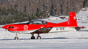 Swiss Air Force Pilatus PC-7 (A-919) at  Samedan - St. Moritz, Switzerland