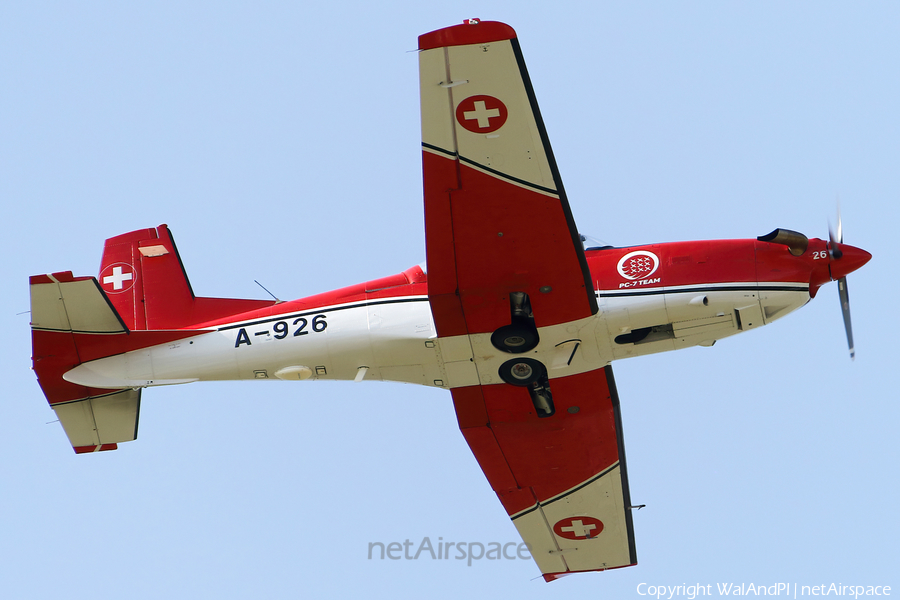 Swiss Air Force Pilatus NCPC-7 (A-926) | Photo 596102