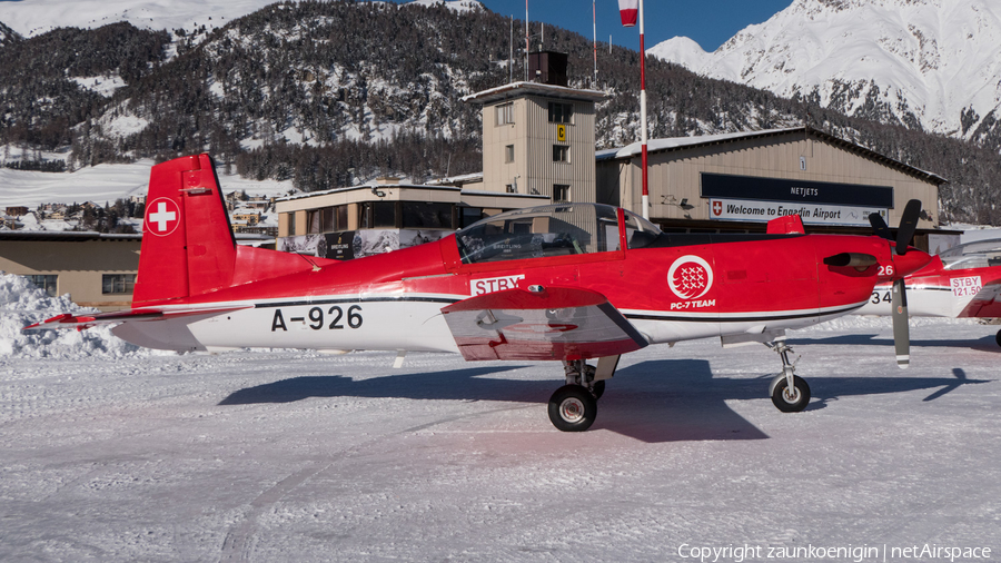 Swiss Air Force Pilatus NCPC-7 (A-926) | Photo 607877