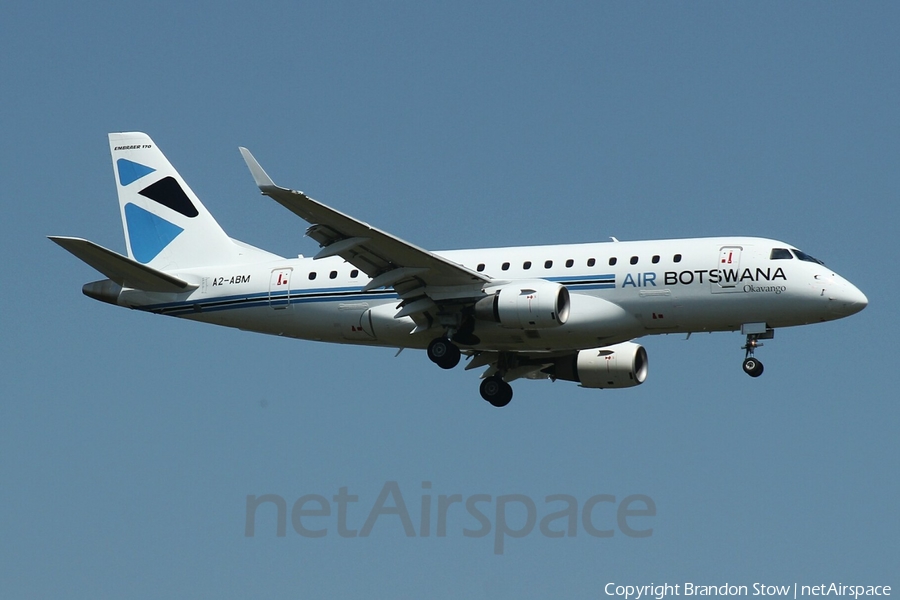 Air Botswana Embraer ERJ-170LR (ERJ-170-100LR) (A2-ABM) | Photo 375357