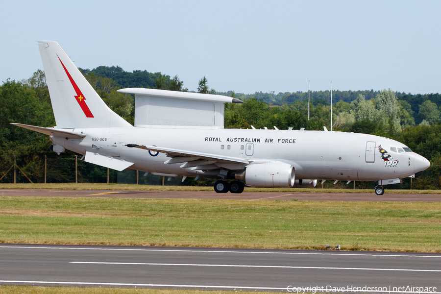 Royal Australian Air Force Boeing E-7A Wedgetail (A30-006) | Photo 175919