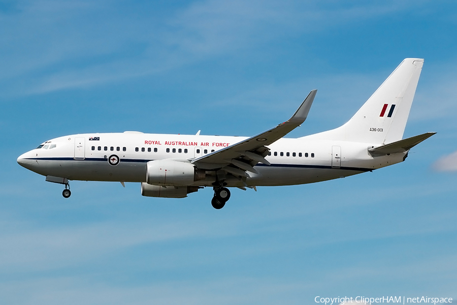 Royal Australian Air Force Boeing 737-7DT (A36-001) | Photo 176686