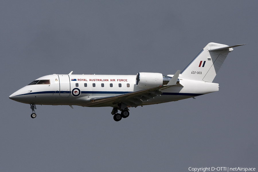 Royal Australian Air Force Bombardier CL-600-2B16 Challenger 604 (A37-003) | Photo 140189