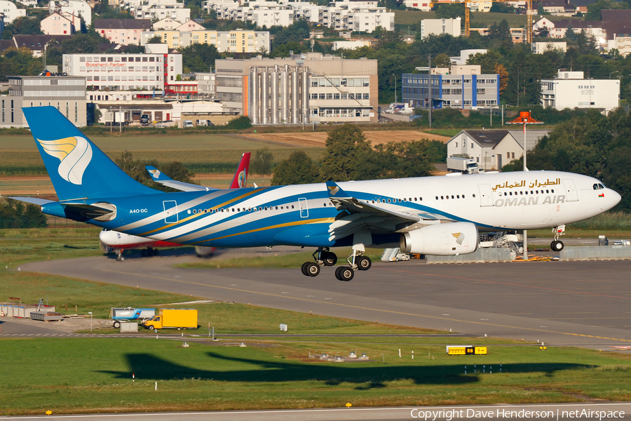 Oman Air Airbus A330-243 (A4O-DC) | Photo 40795