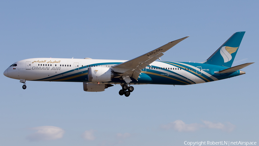 Oman Air Boeing 787-9 Dreamliner (A40-SG) | Photo 590058