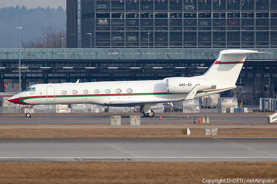 Oman Royal Flight Gulfstream G-V-SP (G550) (A4O-AD) | Photo 373650