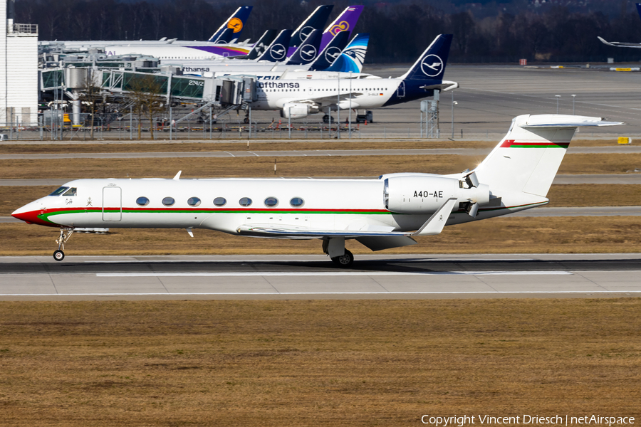 Oman Royal Flight Gulfstream G-V-SP (G550) (A4O-AE) | Photo 648133