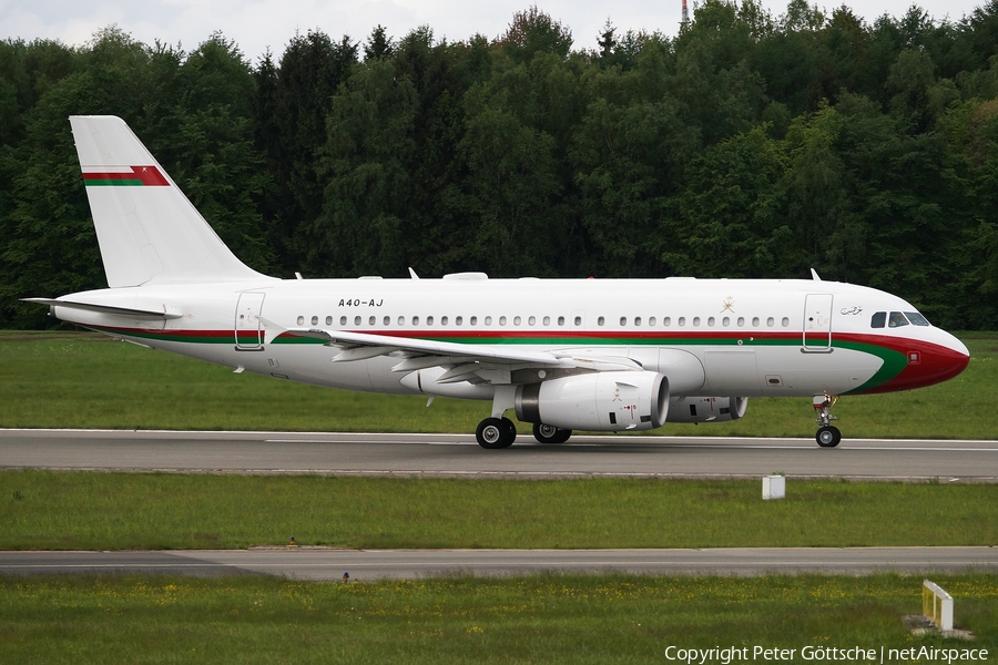 Oman Royal Flight Airbus A319-133X CJ (A4O-AJ) | Photo 108508