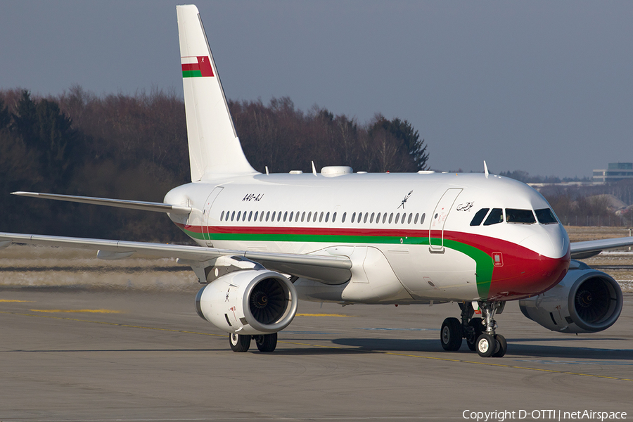 Oman Royal Flight Airbus A319-133X CJ (A4O-AJ) | Photo 224758