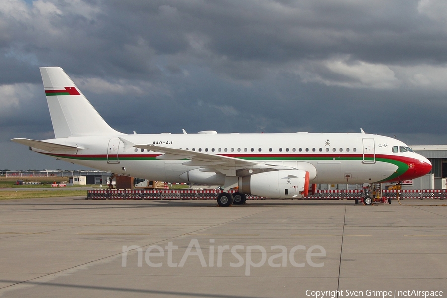 Oman Royal Flight Airbus A319-133X CJ (A4O-AJ) | Photo 343493