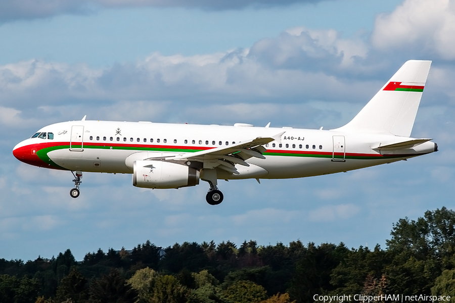 Oman Royal Flight Airbus A319-133X CJ (A4O-AJ) | Photo 347617