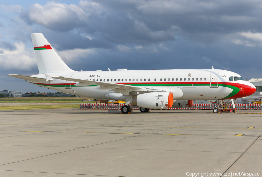 Oman Royal Flight Airbus A319-133X CJ (A4O-AJ) | Photo 422065