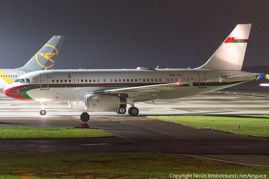 Oman Royal Flight Airbus A319-133X CJ (A4O-AJ) | Photo 483257