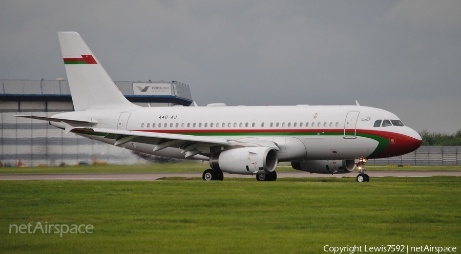 Oman Royal Flight Airbus A319-133X CJ (A4O-AJ) | Photo 47678