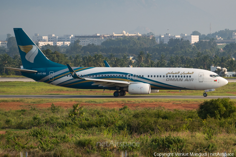 Oman Air Boeing 737-81M (A4O-BB) | Photo 132643