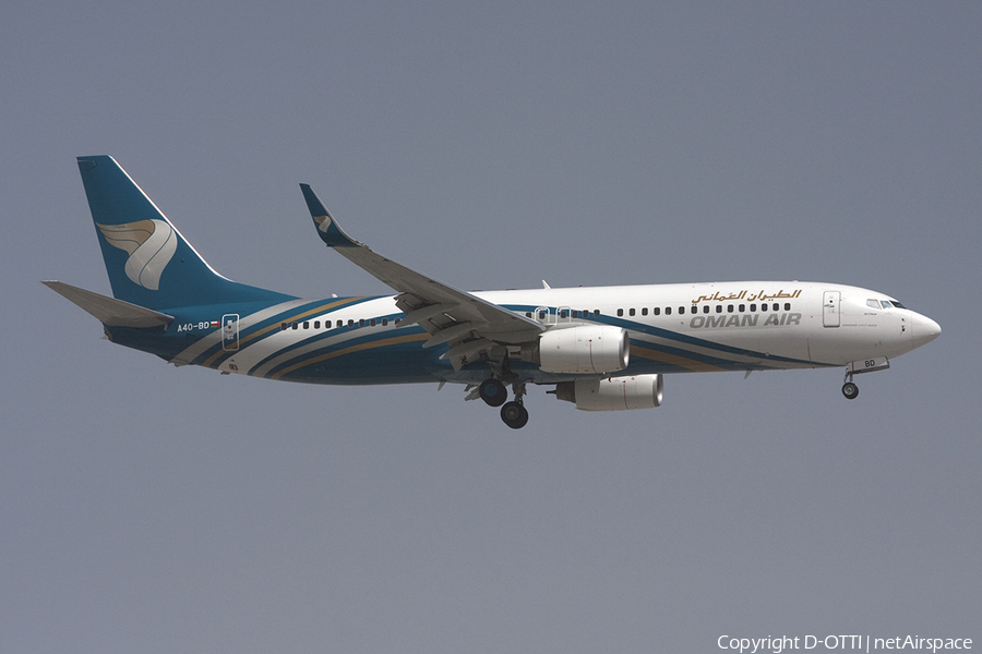 Oman Air Boeing 737-81M (A4O-BD) | Photo 286804