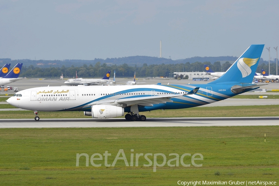 Oman Air Airbus A330-243 (A4O-DA) | Photo 112345