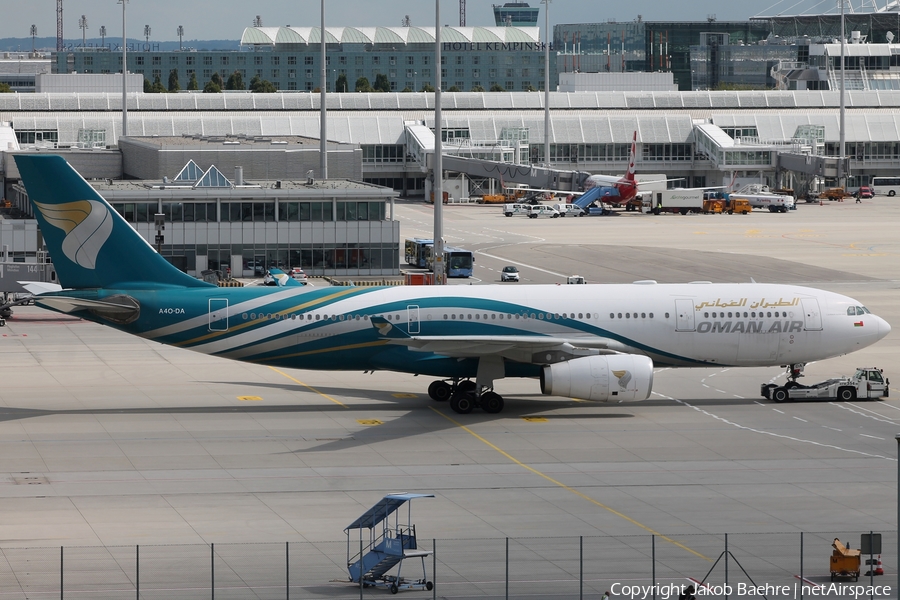 Oman Air Airbus A330-243 (A4O-DA) | Photo 145021