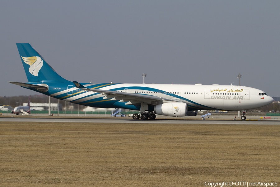 Oman Air Airbus A330-243 (A4O-DG) | Photo 379362