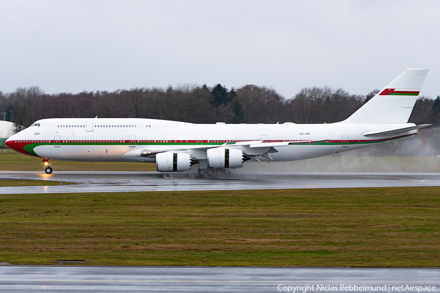 Oman Royal Flight Boeing 747-8H0(BBJ) (A4O-HMS) | Photo 362936