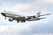 Oman Royal Flight Boeing 747-8H0(BBJ) (A4O-HMS) at  Hamburg - Fuhlsbuettel (Helmut Schmidt), Germany