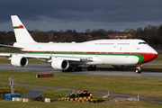 Oman Royal Flight Boeing 747-8H0(BBJ) (A4O-HMS) at  Hamburg - Fuhlsbuettel (Helmut Schmidt), Germany