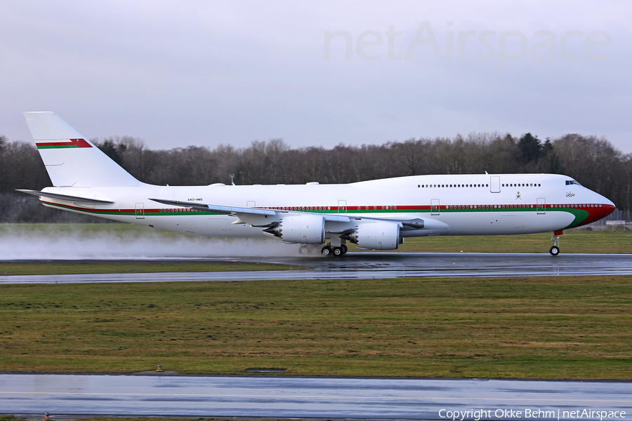 Oman Royal Flight Boeing 747-8H0(BBJ) (A4O-HMS) | Photo 374589