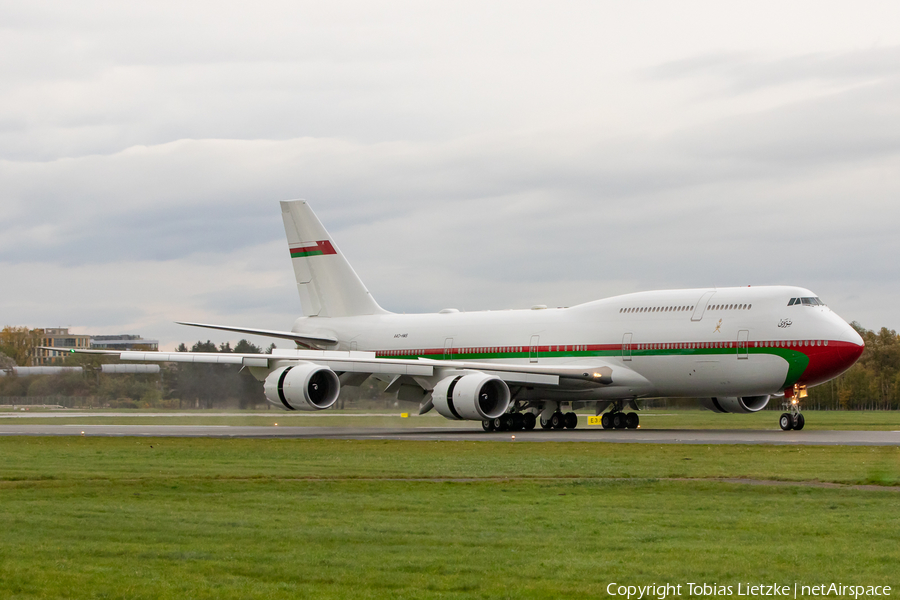 Oman Royal Flight Boeing 747-8H0(BBJ) (A4O-HMS) | Photo 408341