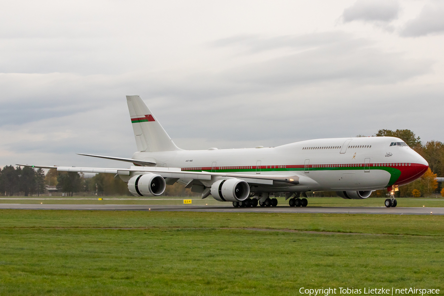 Oman Royal Flight Boeing 747-8H0(BBJ) (A4O-HMS) | Photo 408342