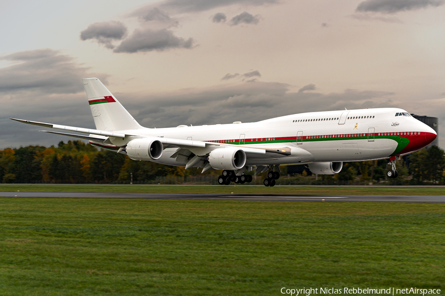 Oman Royal Flight Boeing 747-8H0(BBJ) (A4O-HMS) | Photo 408366