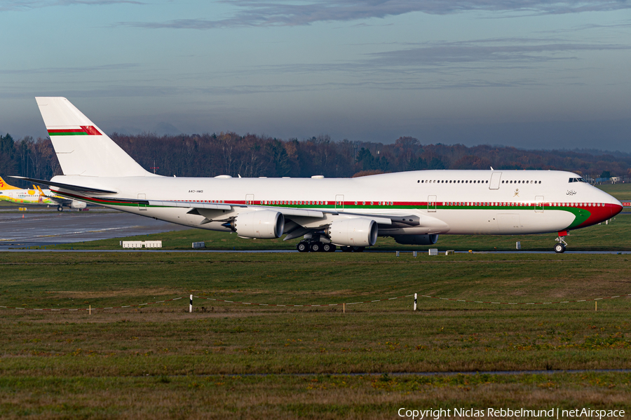 Oman Royal Flight Boeing 747-8H0(BBJ) (A4O-HMS) | Photo 413052