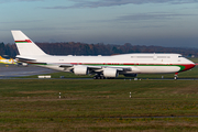 Oman Royal Flight Boeing 747-8H0(BBJ) (A4O-HMS) at  Hamburg - Fuhlsbuettel (Helmut Schmidt), Germany