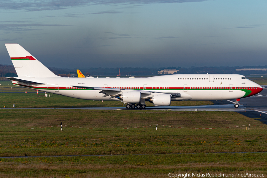 Oman Royal Flight Boeing 747-8H0(BBJ) (A4O-HMS) | Photo 413053