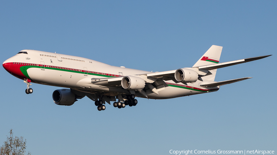 Oman Royal Flight Boeing 747-8H0(BBJ) (A4O-HMS) | Photo 413186